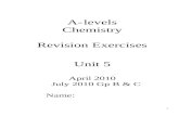 Revision Exercises Unit 5