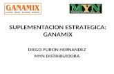 SUPLEMENTACION ESTRATEGICA: GANAMIX DIEGO PURON HERNANDEZ MYN DISTRIBUIDORA.