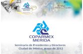 Álbum de fotografías por Lic. Sierra Seminario de Presidentes y Directores Ciudad de México, mayo de 2012.