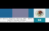 1 North America Regional Meeting 2007: NAFTA Plus Beatriz Leycegui Gardoqui Subsecretaria de Negociaciones Comerciales Internacionales.