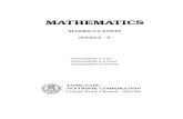 10th Mathematics Matriculation Level