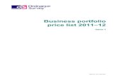 Ordnance Survey Business Portfolio Price List