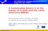 Www.gisela-grid.eu Grid Initiatives for e-Science virtual communities in Europe and Latin America A Sustainable future is in the hands of CLARA and the.