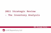 2011 Strategic Review - The Inventory Analysis 2011 Strategic Review – NLWS/LLWR/16.