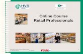 Education Center of Saxon Retail GmbH Dr. Michael Struss 21.09.2011 Online Course Retail Professionals 1.