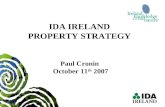 IDA IRELAND PROPERTY STRATEGY Paul Cronin October 11 th 2007.