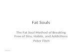 Fat Souls The Fat Soul Method of Breaking Free of Sins, Habits, and Addictions Peter Fitch 1/31/11.