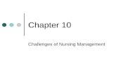 Copyright © 2006 Elsevier, Inc. All rights reserved Chapter 10 Challenges of Nursing Management.