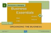 PowerPoint Presentation by Charlie Cook The University of West Alabama Business Essentials Ronald J. Ebert Ricky W. Griffin The Business of Managing 22.