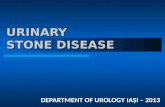 URINARY STONE DISEASE DEPARTMENT OF UROLOGY IAŞI – 2013.
