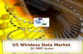 US Wireless Data Market Q1 2007 Update. © Chetan Sharma Consulting, All Rights Reserved May 2007 2  US Wireless Market – Q1.