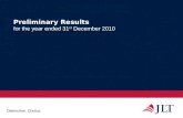 Distinctive. Choice. Preliminary Results for the year ended 31 st December 2010.
