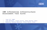 © 2008 IBM Corporation IBM Information Infrastructure Assessment Tool Suite June 18, 2009 Jean Wingler, Funda Eceral, Mike Barton, Mike Dickson, Eileen.