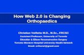 Christian Veillette M.D., M.Sc., FRCSC Assistant Professor, University of Toronto Shoulder & Elbow Reconstructive Surgery Toronto Western Hospital University.