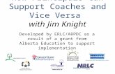How Principals Can Support Coaches and Vice Versa with Jim Knight Developed by ERLC/ARPDC as a result of a grant from Alberta Education to support implementation.