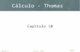 Slide 1 Capítulo 10Cálculo - Thomas Chapter 10. Finney Weir Giordano, Thomas Calculus, Tenth Edition © 2001. Addison Wesley Longman All rights reserved.