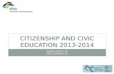 CITIZENSHIP AND CIVIC EDUCATION 2013-2014 IRAIDE URGOITI 3B IDOIA ZAPIRAIN 3A