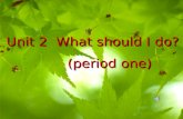 Unit 2 What should I do? (period one) (period one)