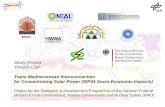 Study Project TRANS-CSP Trans-Mediterranean Interconnection for Concentrating Solar Power (WP04 Socio-Economic Impacts) Project for the Research & Development.