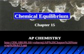 1 Chemical Equilibrium Chapter 15 AP CHEMISTRY robertsj/AP%20Chapter%20Note s/ap%20ch13.ppt.
