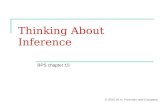 Thinking About Inference BPS chapter 15 © 2010 W.H. Freeman and Company.