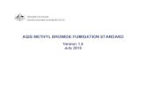 AQIS Methyl Bromide Fumigation Standard v1.5[1]