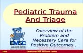 2003Oklahoma EMSC Resource Center0 Pediatric Trauma And Triage Overview of the Problem and Necessary Care for Positive Outcomes… Presented by: Jim Morehead,