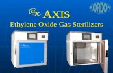 A XIS Ethylene Oxide Gas Sterilizers. Axis-AX Series - Technology New technology for Gas Sterilizers cancels the need for complex infra- structure, such.