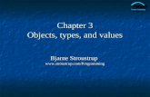 Chapter 3 Objects, types, and values Bjarne Stroustrup .