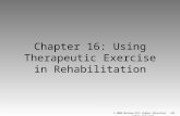 © 2009 McGraw-Hill Higher Education. All rights reserved. Chapter 16: Using Therapeutic Exercise in Rehabilitation.