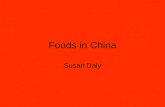 Foods in China Susan Daly. A banquet for an Emperor!