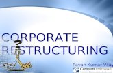 CORPORATE RESTRUCTURING Pavan Kumar Vijay. GOVERNING PROVISION SECTION 391-394 of Companies Act, 1956 Most liberal section in the entire Companies Act,
