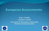 Zeev Goldik CESMA-UEMS (Council of European Specialty Medical Assessments)