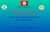 Institution of Agricultural Research and Higher Education (IRESA) Ministry of Agriculture Agricultural Information Management Agricultural Biotechnology.