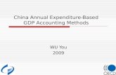 China Annual Expenditure-Based GDP Accounting Methods WU You 2009.