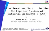 Republic of the Philippines NATIONAL STATISTICAL COORDINATION BOARD 1 International Workshop From Data to Accounts: Measuring Production in National Accounting.