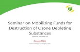 Seminar on Mobilizing Funds for Destruction of Ozone Depleting Substances (Geneva, 2010/06/14) Clemens Plöchl .