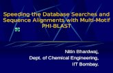 Speeding the Database Searches and Sequence Alignments with Multi-Motif PHI-BLAST Nitin Bhardwaj, Dept. of Chemical Engineering, IIT Bombay.