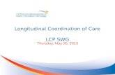 Longitudinal Coordination of Care LCP SWG Thursday, May 30, 2013.