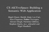 CS AKTiveSpace: Building a Semantic Web Application Hugh Glaser, Harith Alani, Les Carr, Sam Chapman, Fabio Ciravegna, Alexiei Dingli, Nicholas Gibbins,