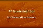 3 rd Grade Soil Unit Mrs. Thornburgs Picture Vocabulary.