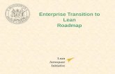 Enterprise Transition to Lean Roadmap Lean Aerospac e Initiative.