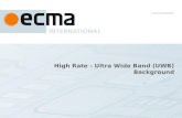 High Rate - Ultra Wide Band (UWB) Background Ecma/GA/2005/038.