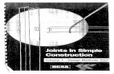Joints in Simple Construction