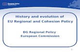 1 History and evolution of EU Regional and Cohesion Policy DG Regional Policy European Commission.