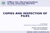 Office for Harmonization in the Internal Market (Trade Marks and Designs)  COPIES AND INSPECTION OF FILES P. RODINGER Department for.