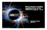 Electronics Cooling Applications With ANSYS Icepak 12.0