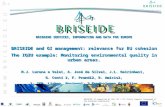 BRISEIDE is supported by the CIP / ICT Policy Support Programme of the European Commission.  BRIDGING SERVICES, INFORMATION AND DATA FOR.