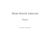 Real World Internet Status rwi.future-internet.eu.