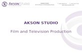 AKSON STUDIO Film and Television Production. Akson Studio: feature films television series docummentaries television programmes entertainment shows educational.